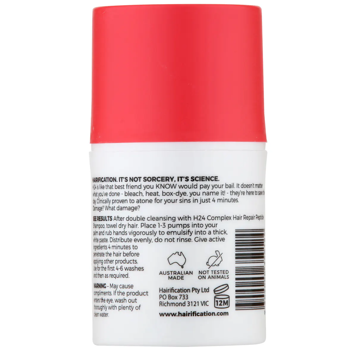 Hairification H24 Complex Leave-In Repair Mask 50ml, view 5
