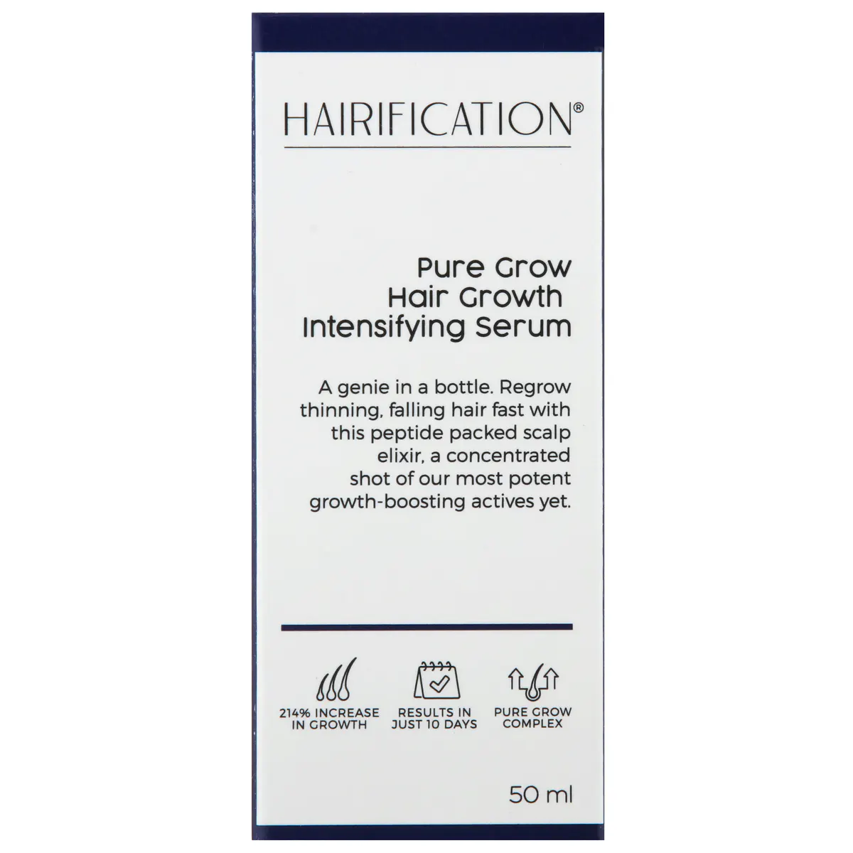 Hairification Pure Grow Hair Growth Intensifying Serum 50ml, view 6