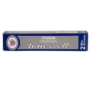 Hairwell Professional Eyelash / Eyebrow Tint - Blue/Black