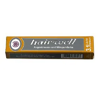 Hairwell Professional Eyelash / Eyebrow Tint - Light Brown