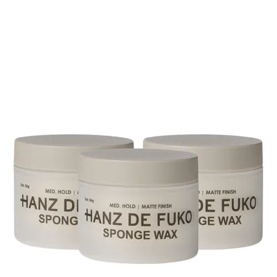 Hanz De Fuko Sponge Wax Trio Bundle