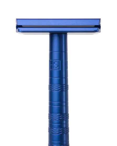 Henson Shaving AL13 DE Safety Razor Steel Blue