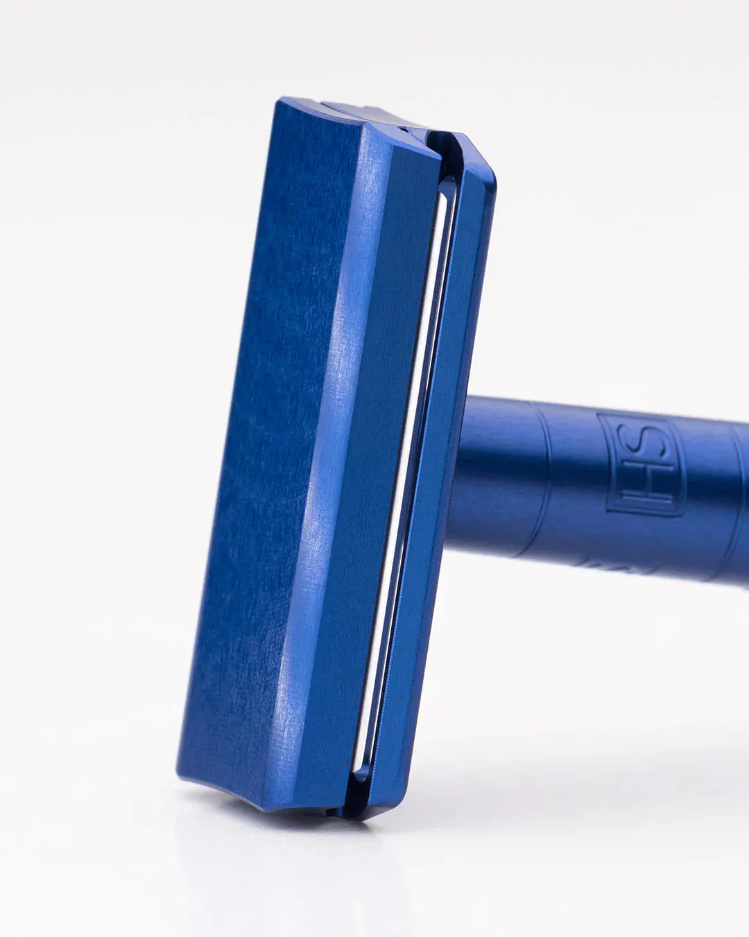 Henson Shaving AL13 DE Safety Razor Steel Blue, view 4