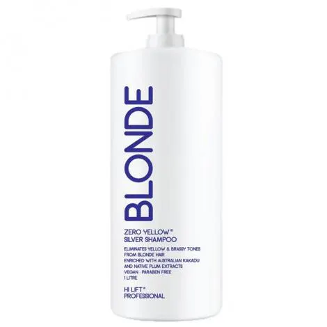 Hi Lift True Blonde Zero Yellow Pure Silver Shampoo 1000ml