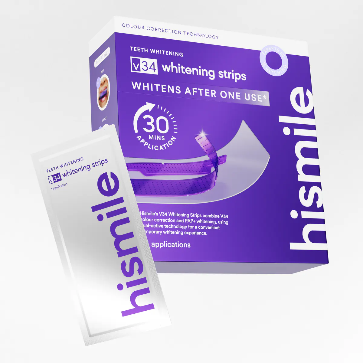 Hismile V34 Teeth Whitening Strips (14pk), view 2