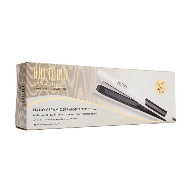 Hot Tools 25mm Nano Ceramic Straightener, view 3
