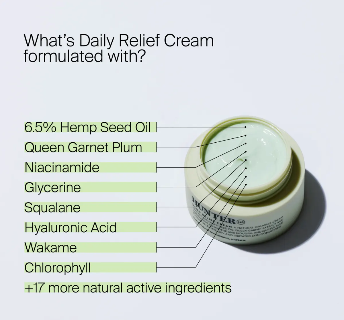 Hunter Lab Daily Relief Cream 50ml, view 5