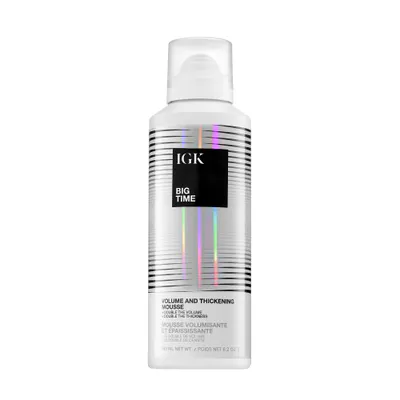 IGK BIG TIME Volume and Thickening Mousse 180ml