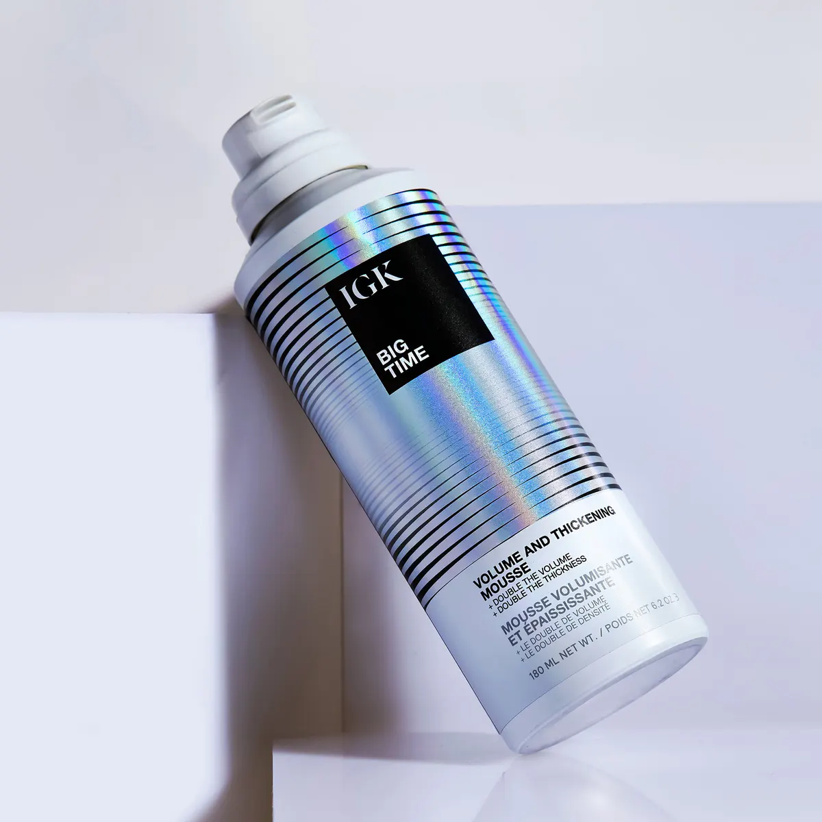 IGK BIG TIME Volume and Thickening Mousse 180ml, view 3