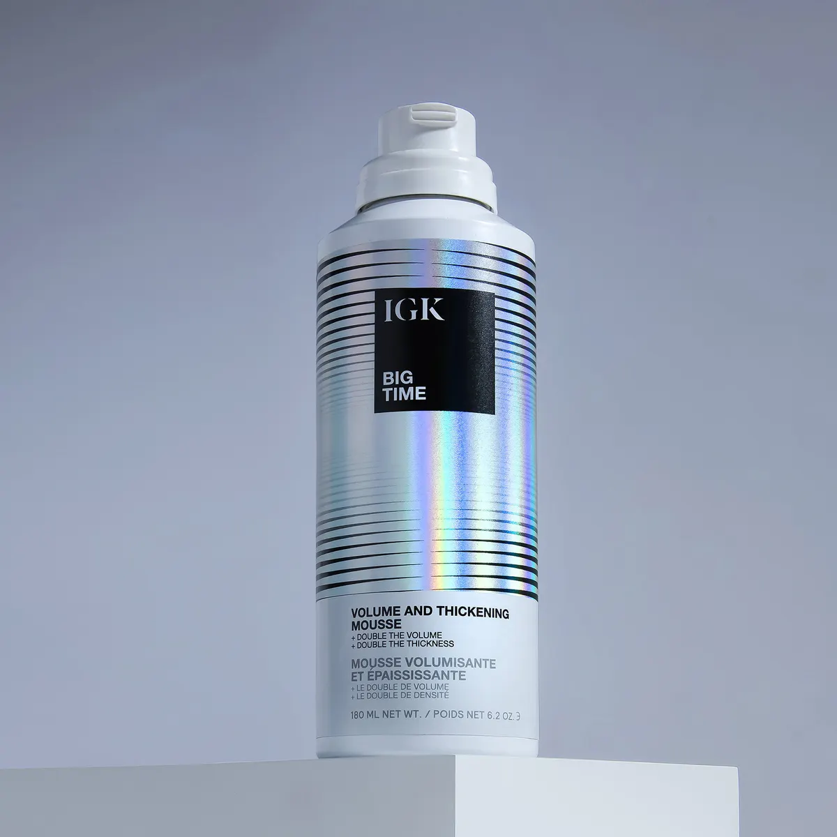 IGK BIG TIME Volume and Thickening Mousse 180ml, view 6