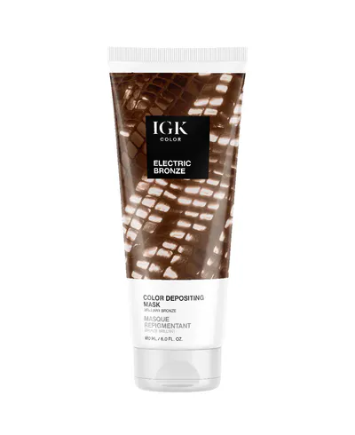 IGK Color Depositing Mask Electric Bronze - Brilliant Bronze 180ml