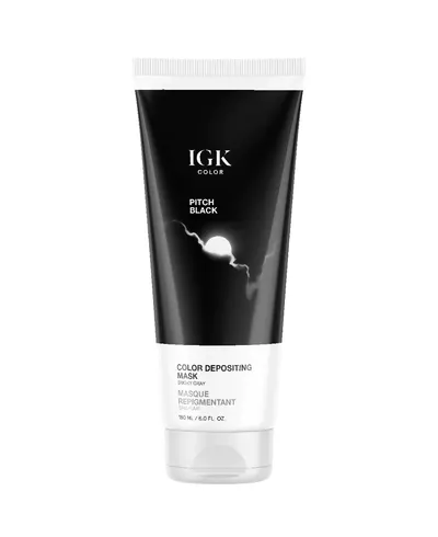IGK Color Depositing Mask Pitch Black - Smoky Gray 180ml