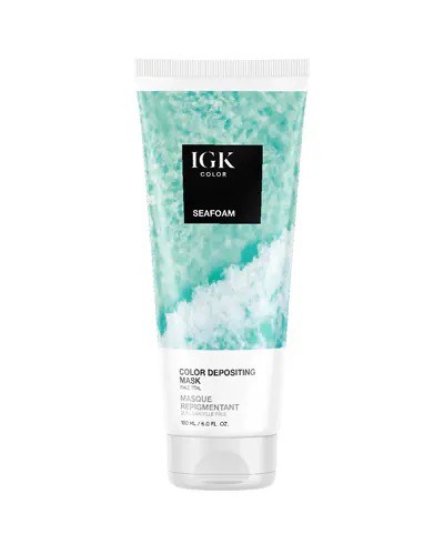 IGK Color Depositing Mask Seafoam - Pale Teal 180ml
