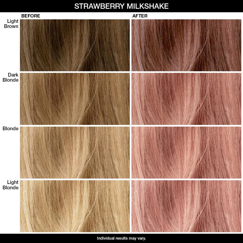 IGK Color Depositing Mask Strawberry Milkshake - Soft Rose 180ml, view 4