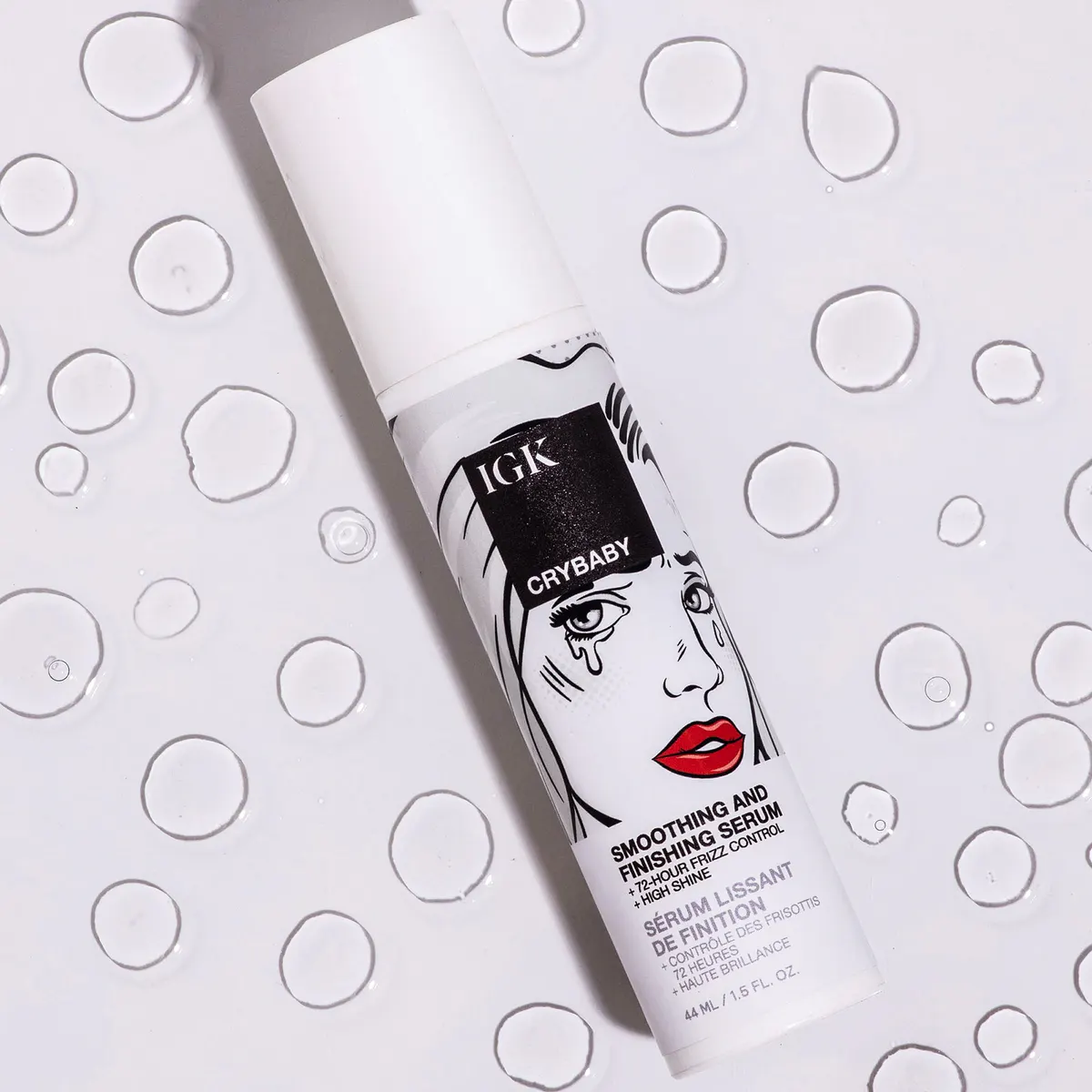 IGK Cry Baby Anti-Frizz & Shine Smoothing Serum 44ml, view 4