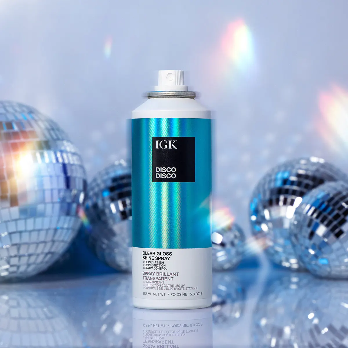 IGK DISCO DISCO Clear Gloss Shine Spray 172ml, view 5