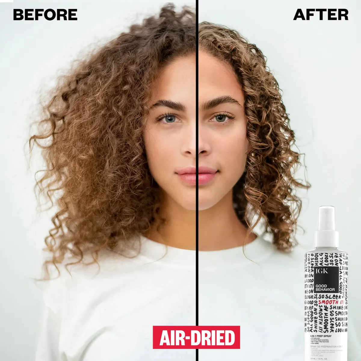 IGK GOOD BEHAVIOR 4-in-1 Prep Spray 207ml, view 6