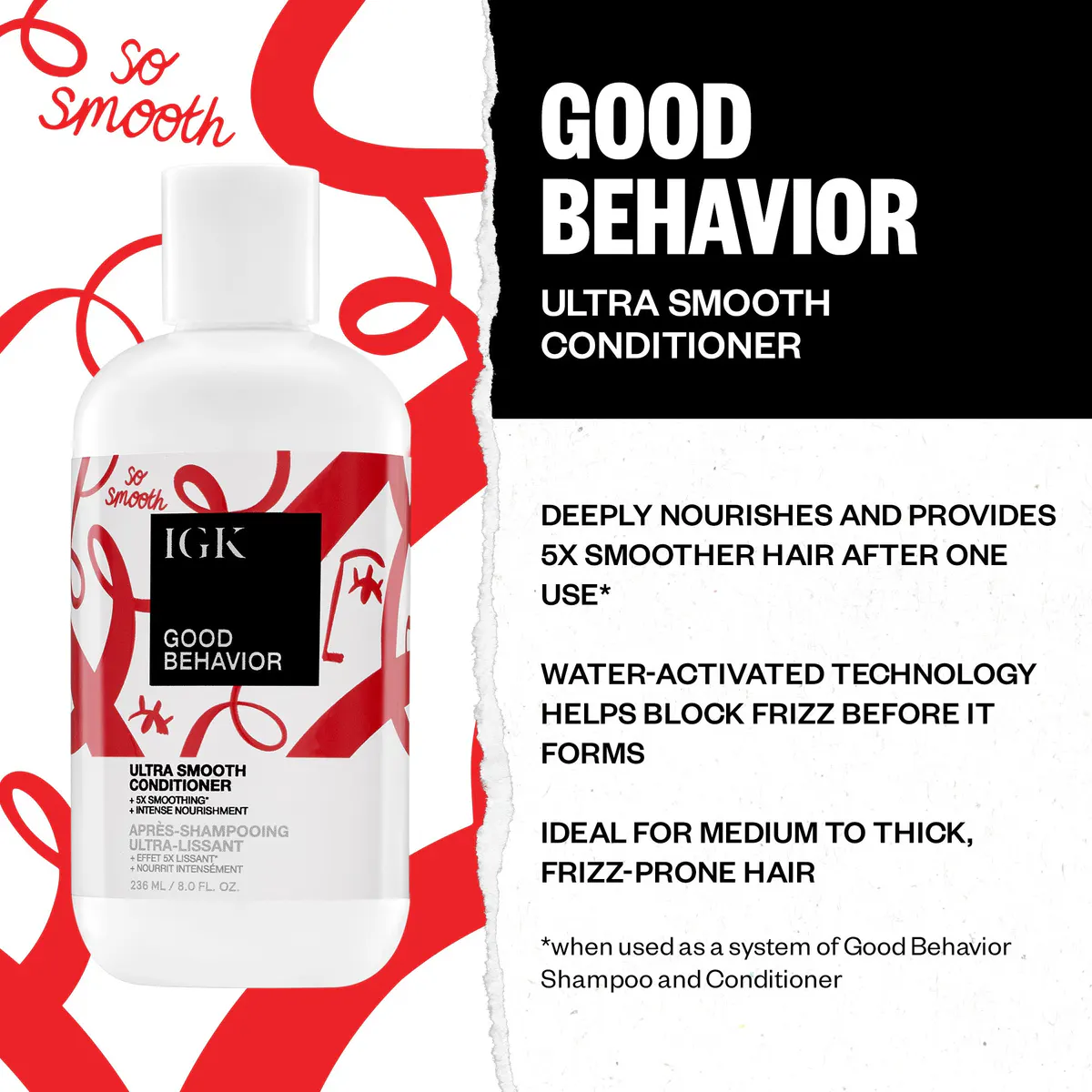 IGK Good Behavior Conditioner 236ml, view 8