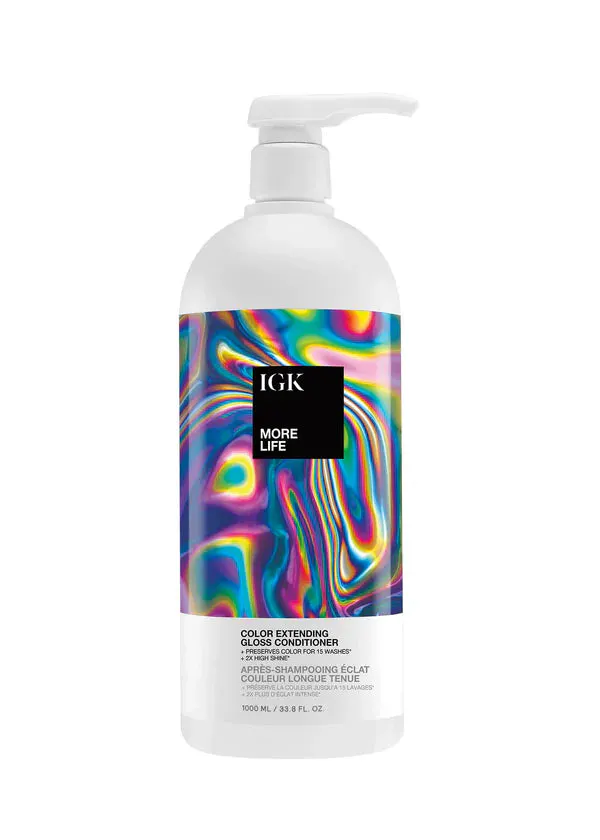 IGK More Life Color Extending Gloss Conditioner 1000ml