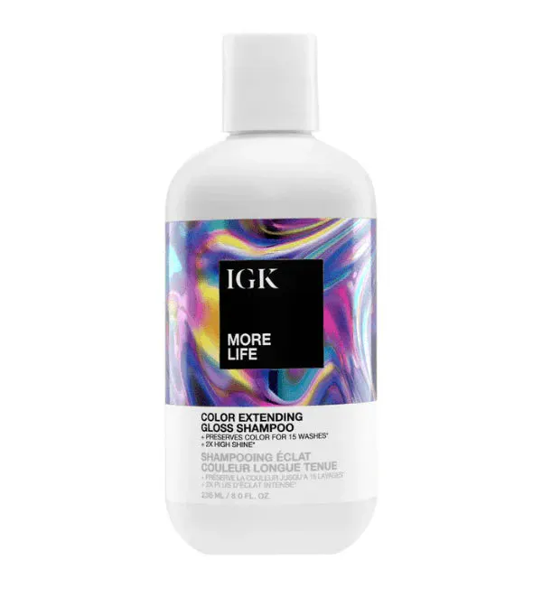 IGK More Life Color Extending Gloss Shampoo 236ml
