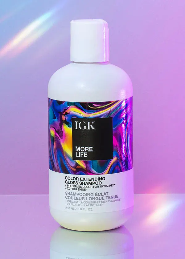 IGK More Life Color Extending Gloss Shampoo 236ml, view 5