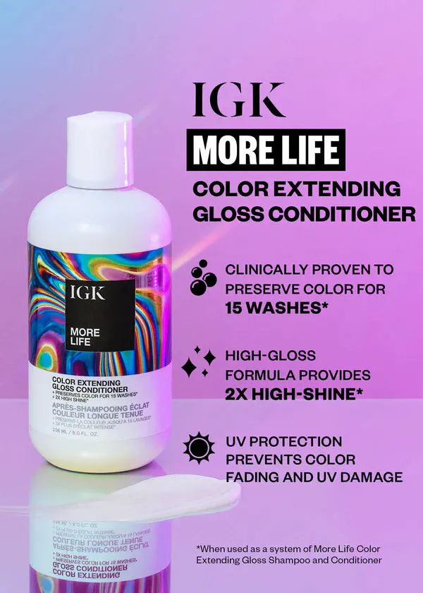 IGK More Life Color Extending Gloss Conditioner 236ml, view 5