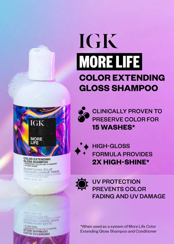 IGK More Life Shampoo 236ml, view 5