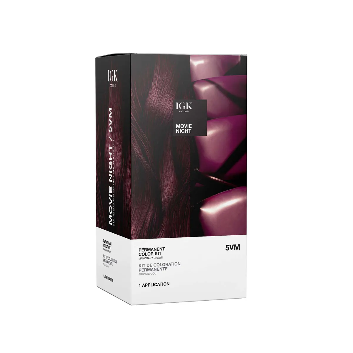 IGK Permanent Color Kit Movie Night - Mahogany Brown, view 2