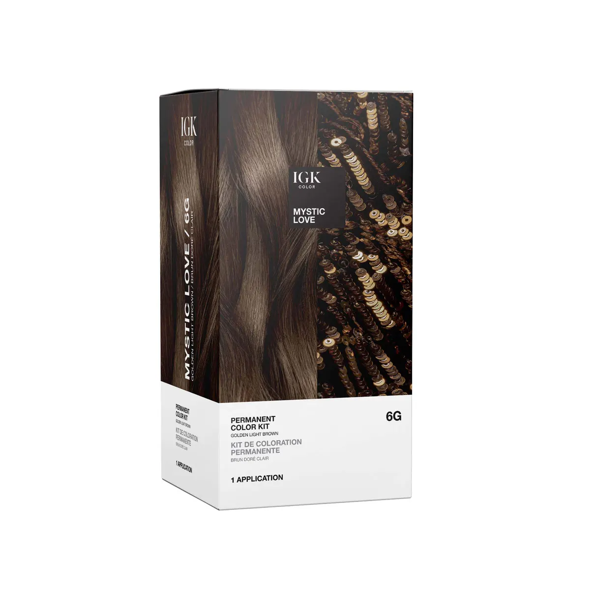 IGK Permanent Color Kit Mystic Love - Golden Light Brown, view 2