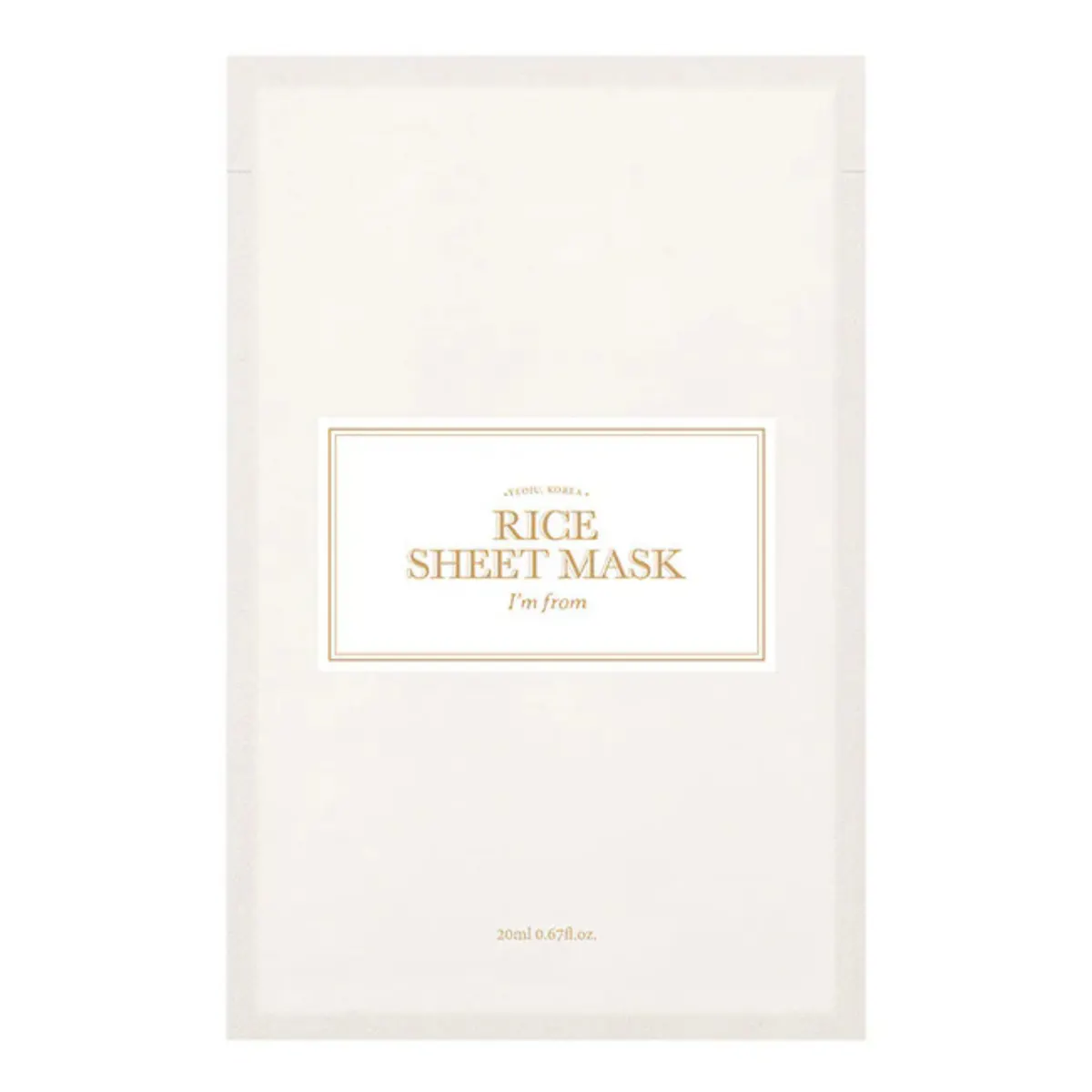 I'm From Rice Sheet Mask 20ml