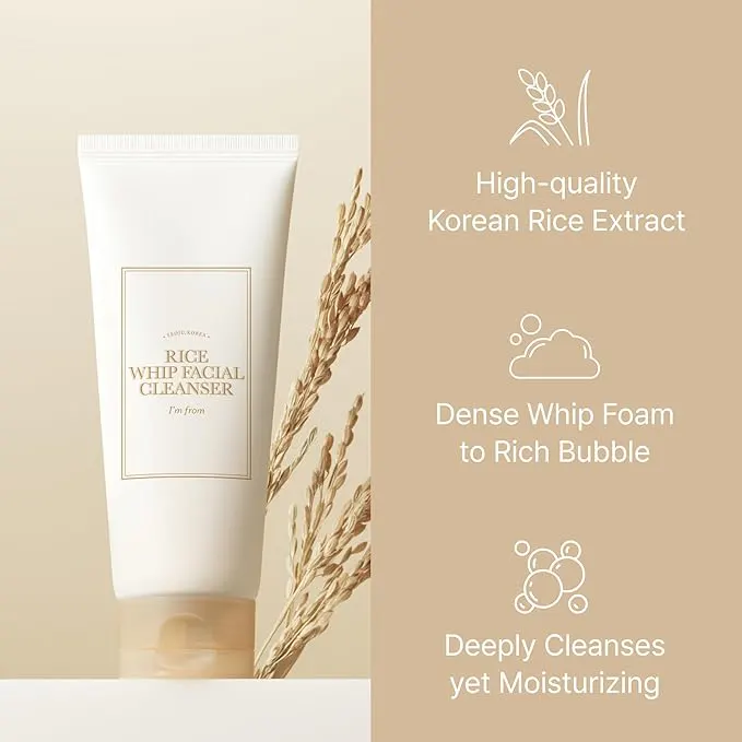 I'm From Rice Whip Facial Cleanser 150ml, view 3