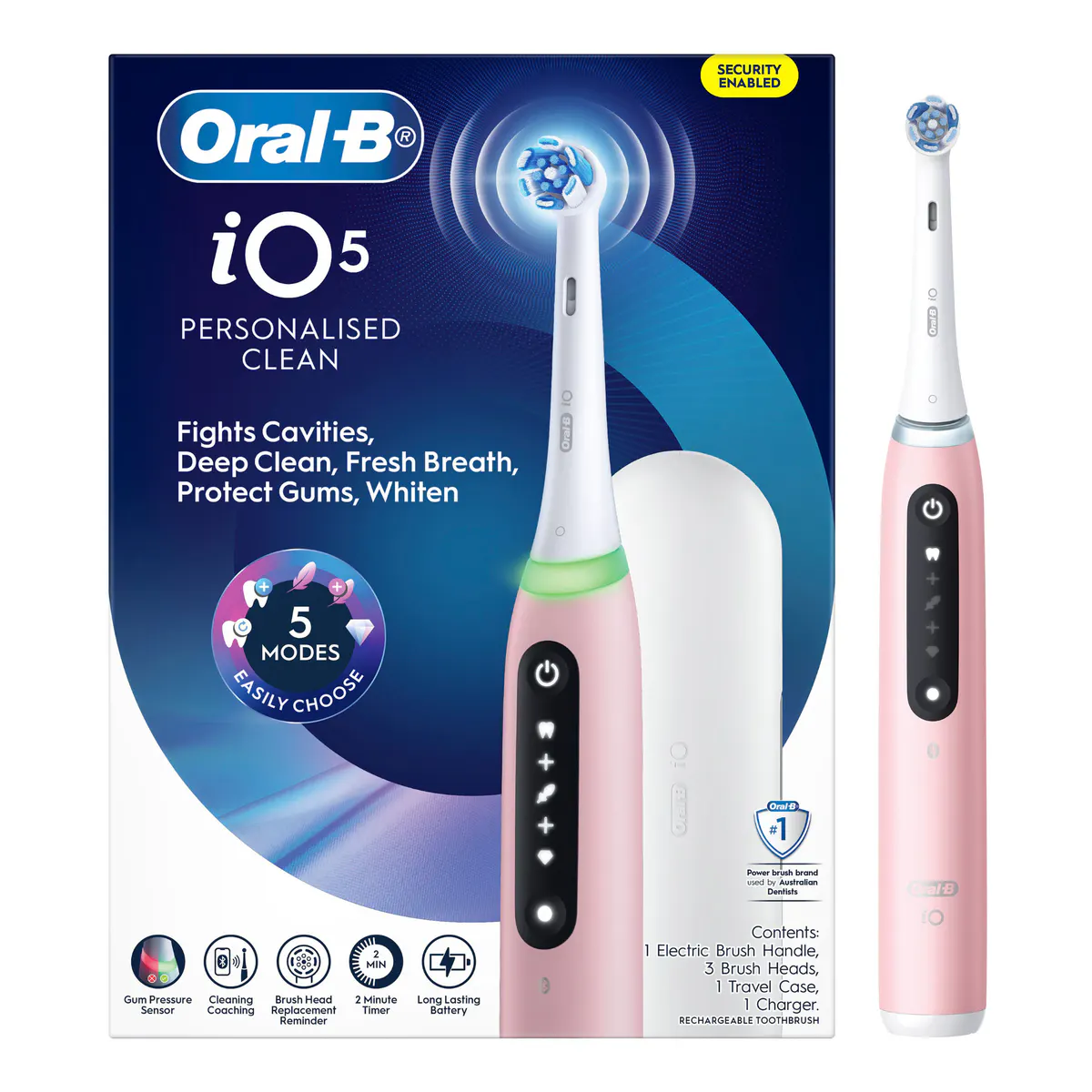 Oral-B iO 5 Personalised Clean - Blush Pink