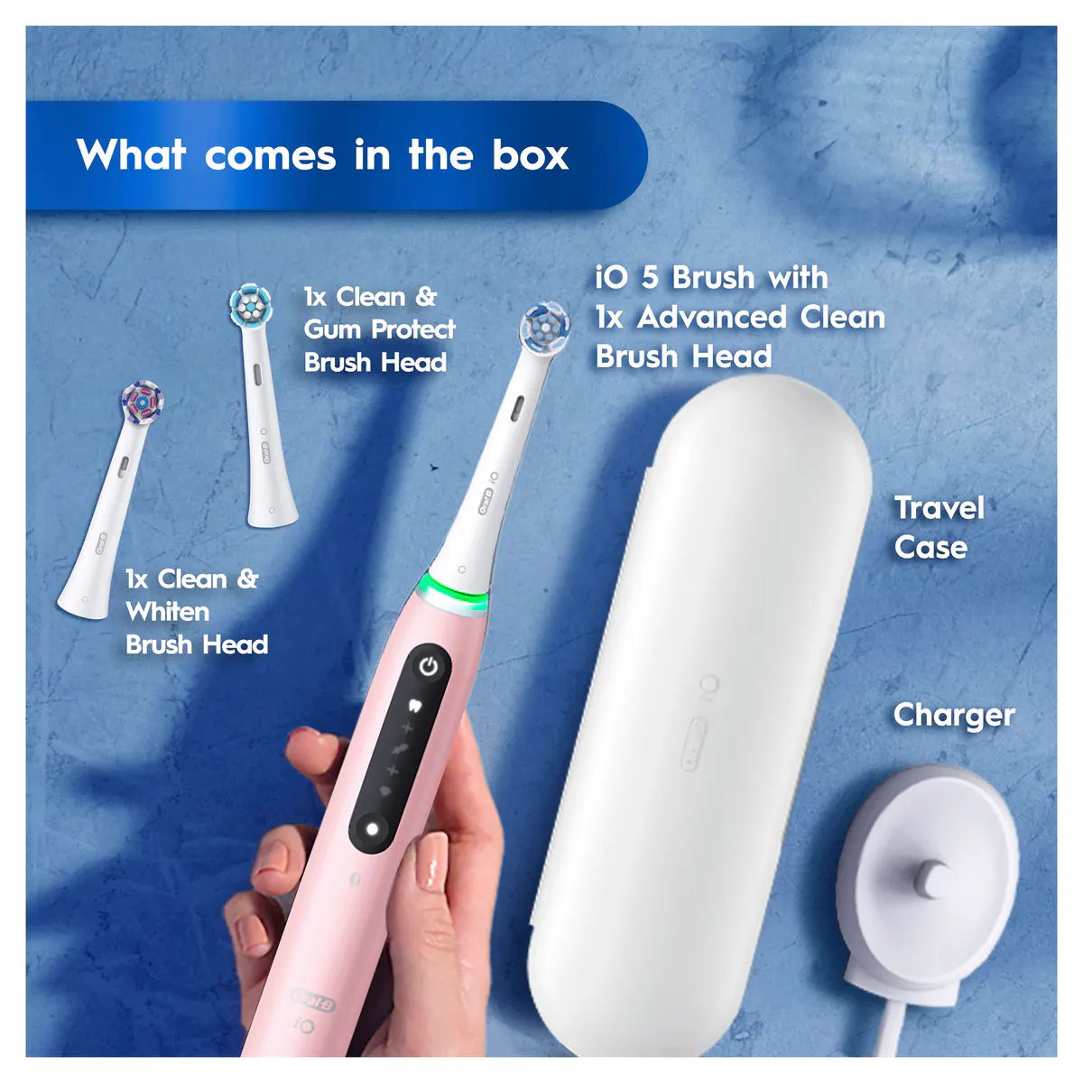 Oral-B iO 5 Personalised Clean - Blush Pink, view 2