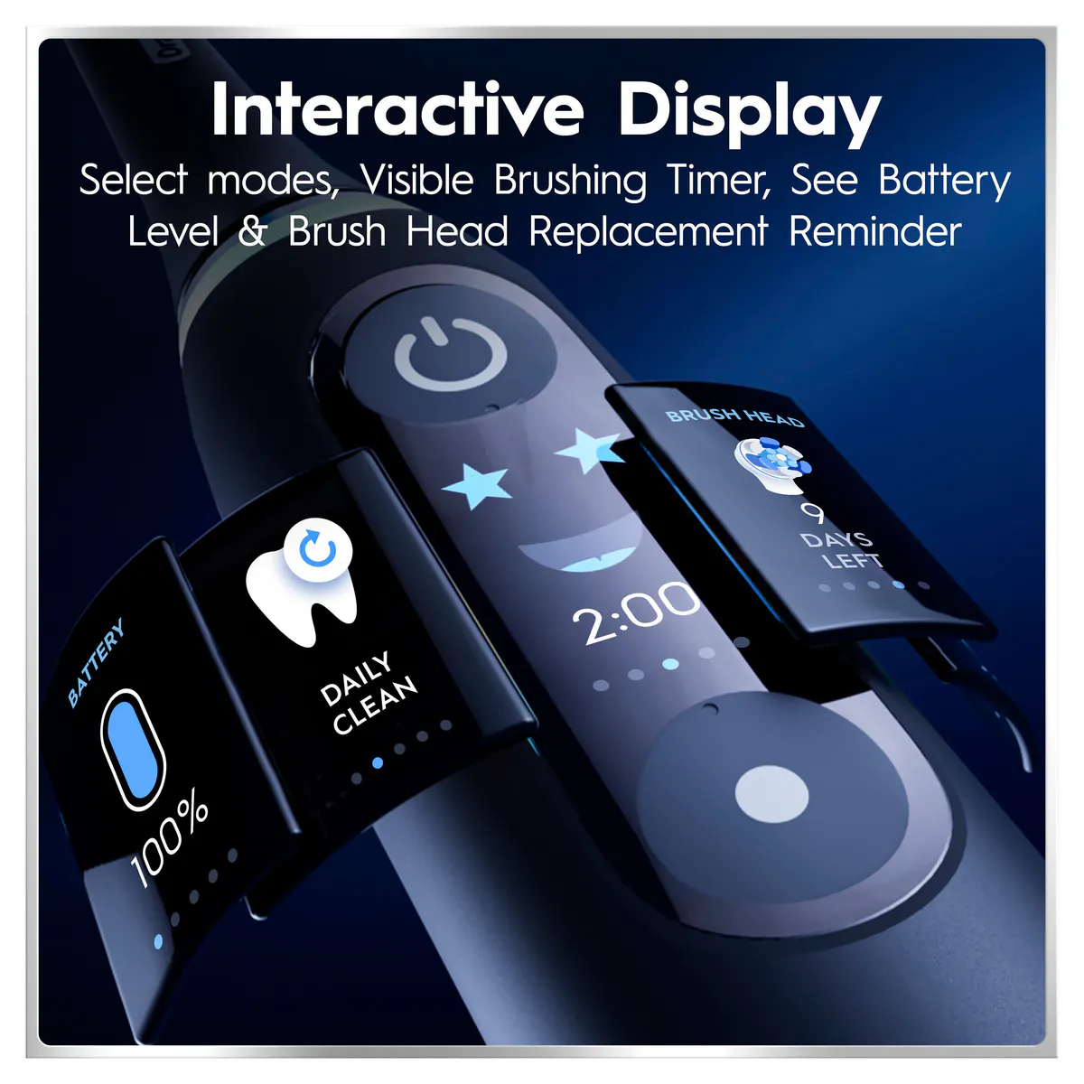 Oral-B iO 6 Connected Coach Advanced Clean - Black Lava, view 4