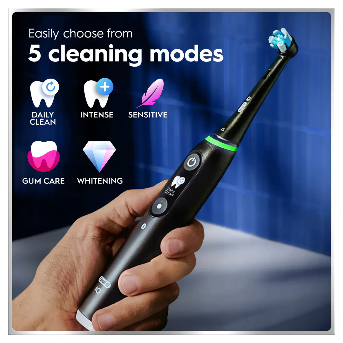 Oral-B iO 6 Connected Coach Advanced Clean - Black Lava, view 8