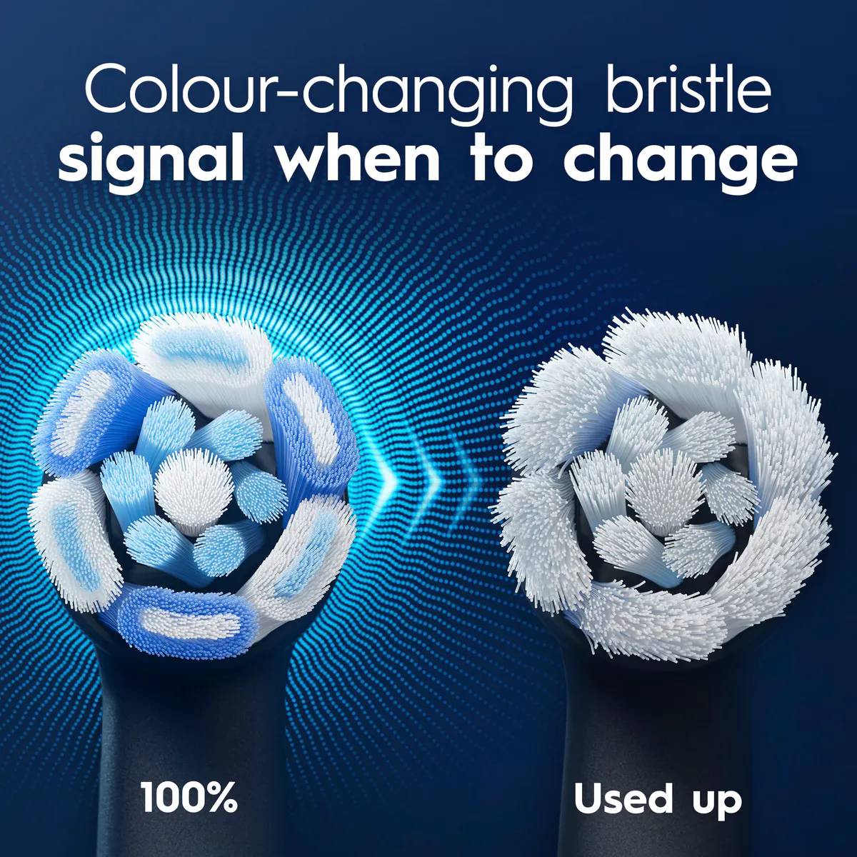 Oral-B iO Advanced Clean White Electric Toothbrush Replacement Heads, 4pk, view 6