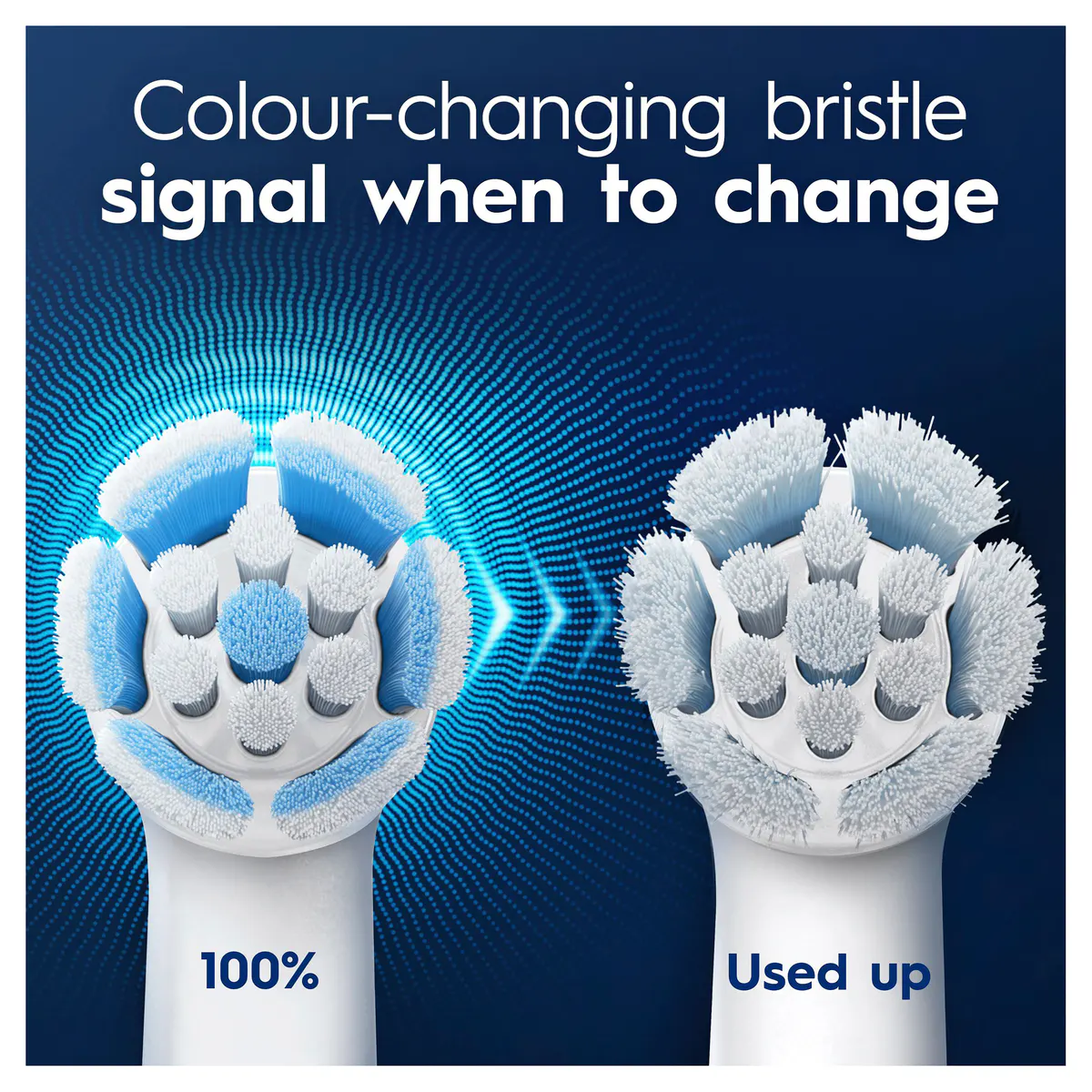 Oral-B iO Clean & Gum Protect White Electric Toothbrush Replacement Heads, 2pk, view 7