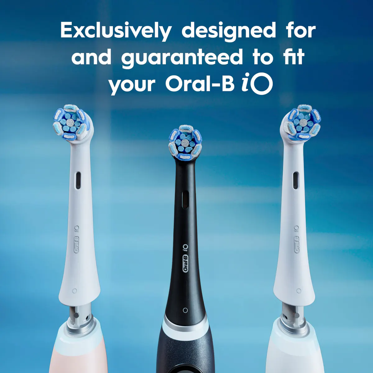 iO Clean & Gum Protect White Electric Toothbrush Replacement Heads, 4pk, view 6