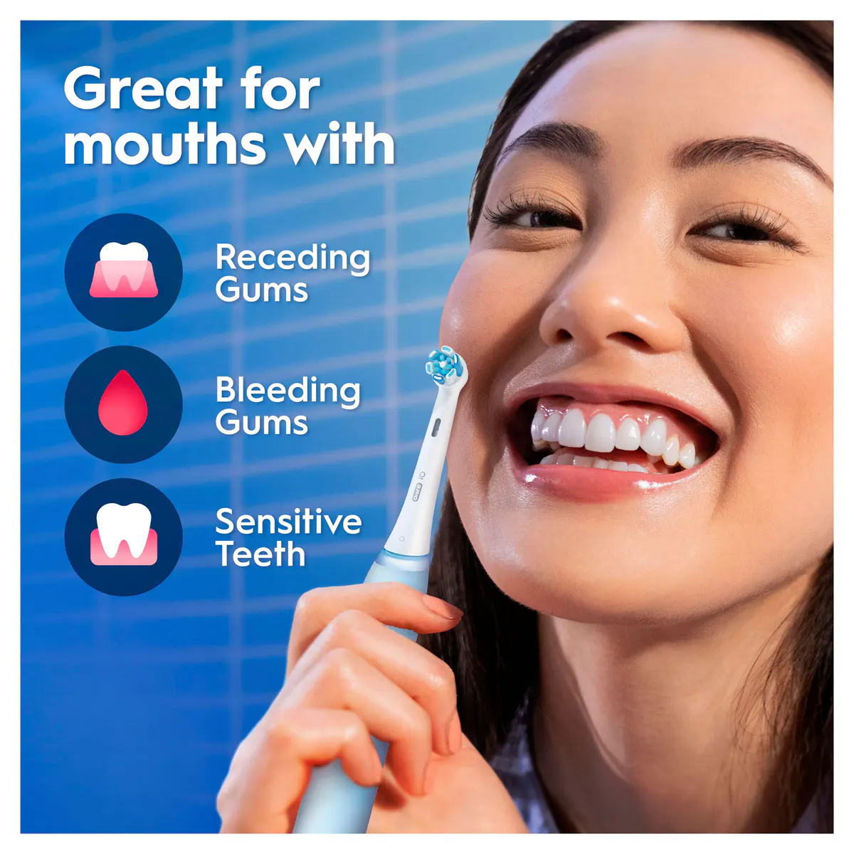 Oral-B iO Series 3 Clean & Gum Protect - Ice Blue, view 3