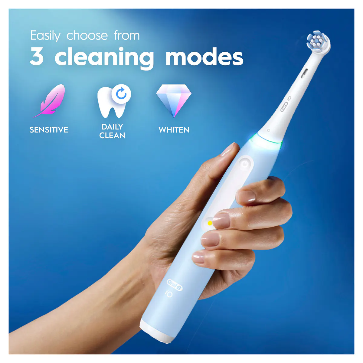 Oral-B iO Series 3 Clean & Gum Protect - Ice Blue, view 6