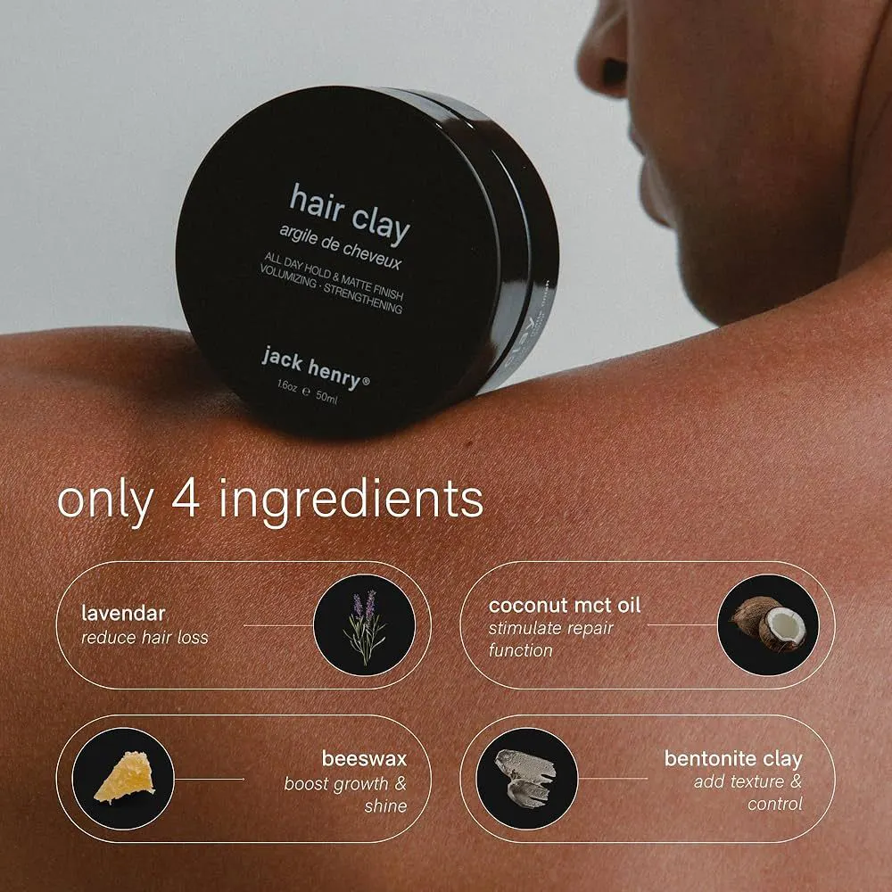 Jack Henry Hair Clay 50g, view 3