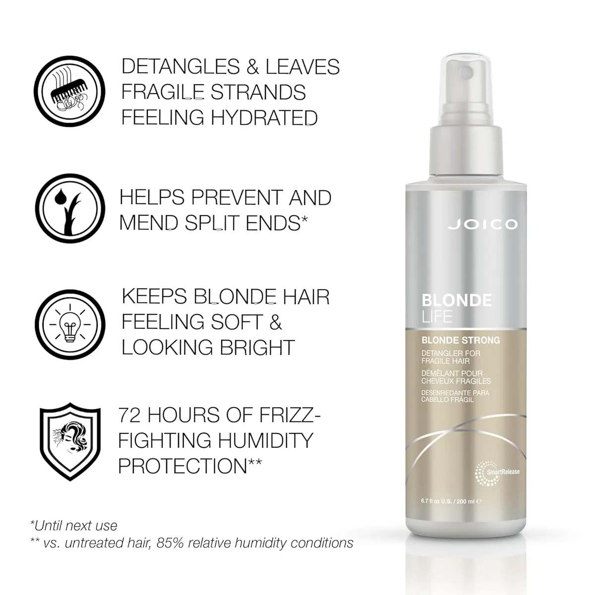 Joico Blonde Life Blonde Strong Detangler 200ml, view 4