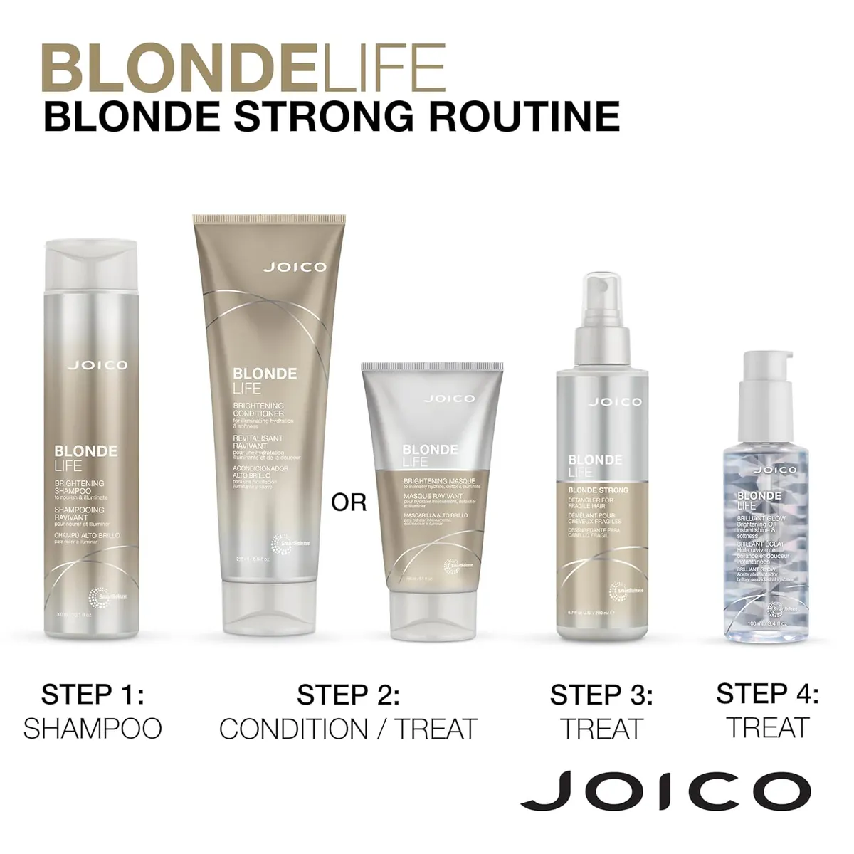 Joico Blonde Life Blonde Strong Detangler 200ml, view 6