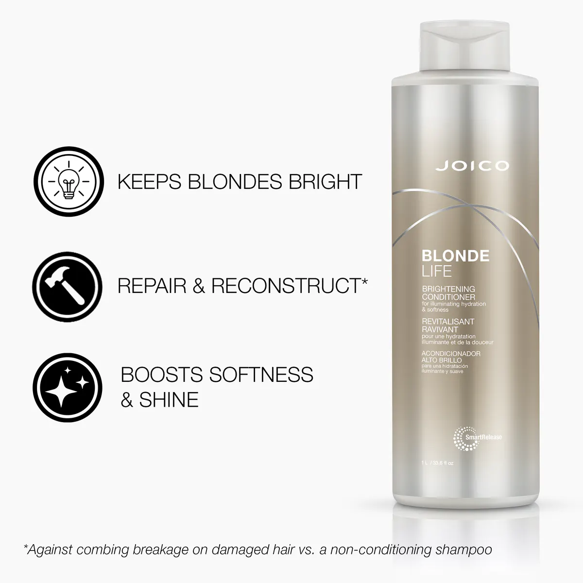 Joico Blonde Life Brightening Conditioner 1000ml, view 5