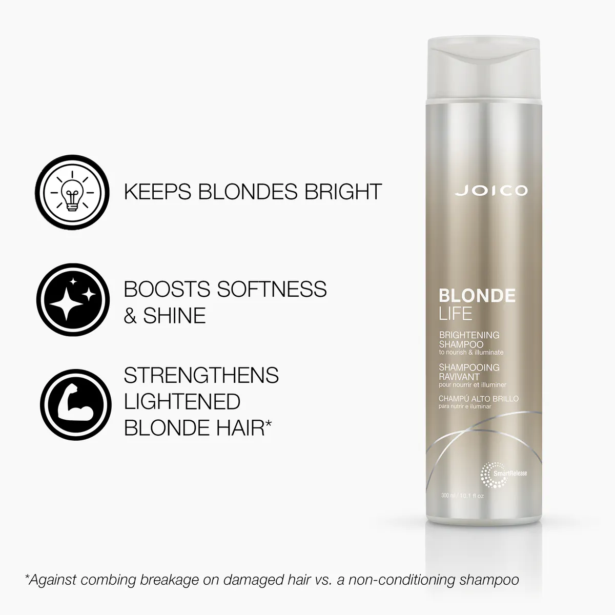 Joico Blonde Life Brightening Shampoo 300ml, view 5