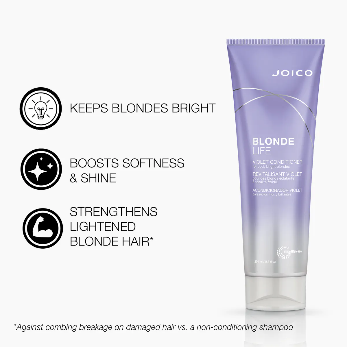 Joico Blonde Life Violet Conditioner 250ml, view 5