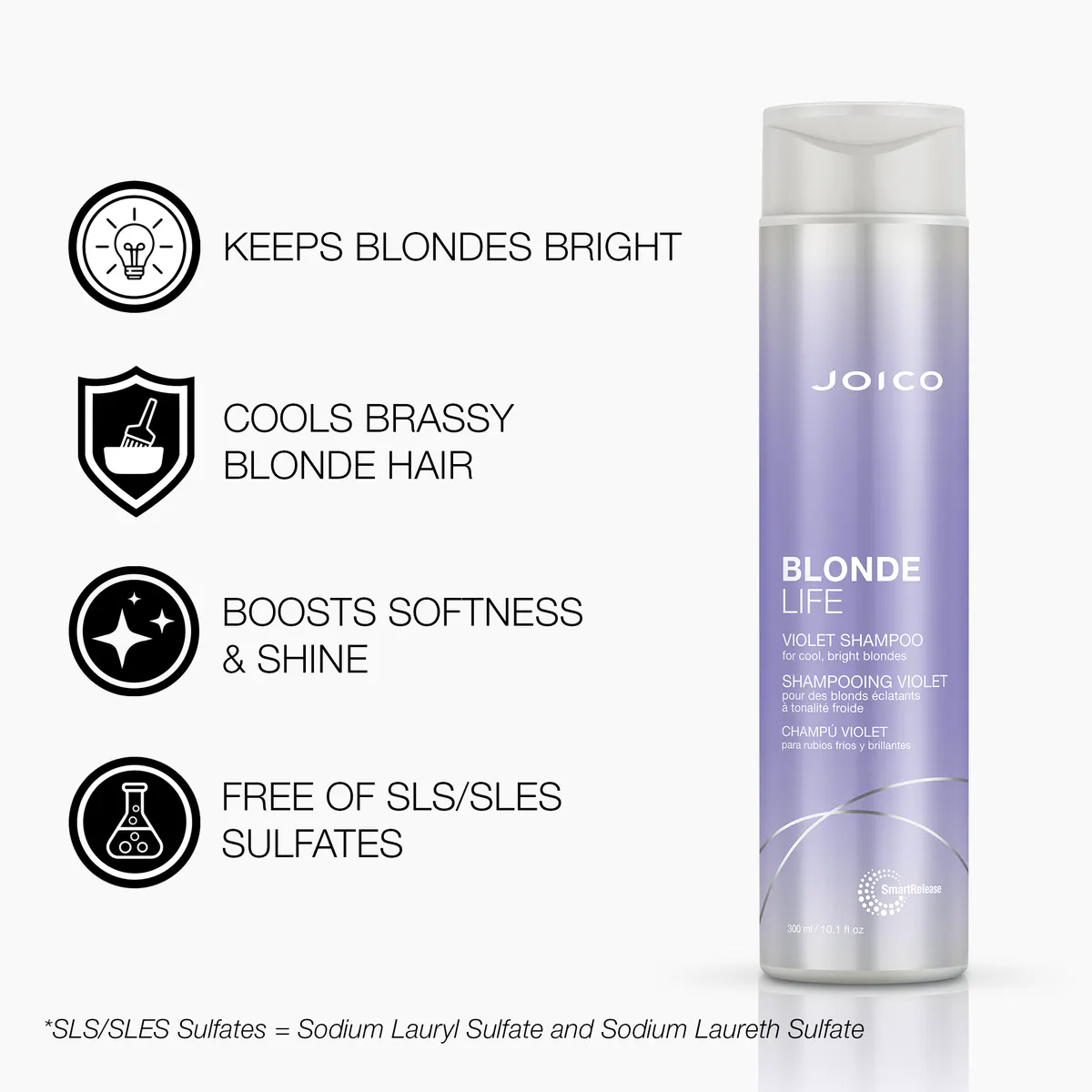 Joico Blonde Life Violet Shampoo 300ml, view 5