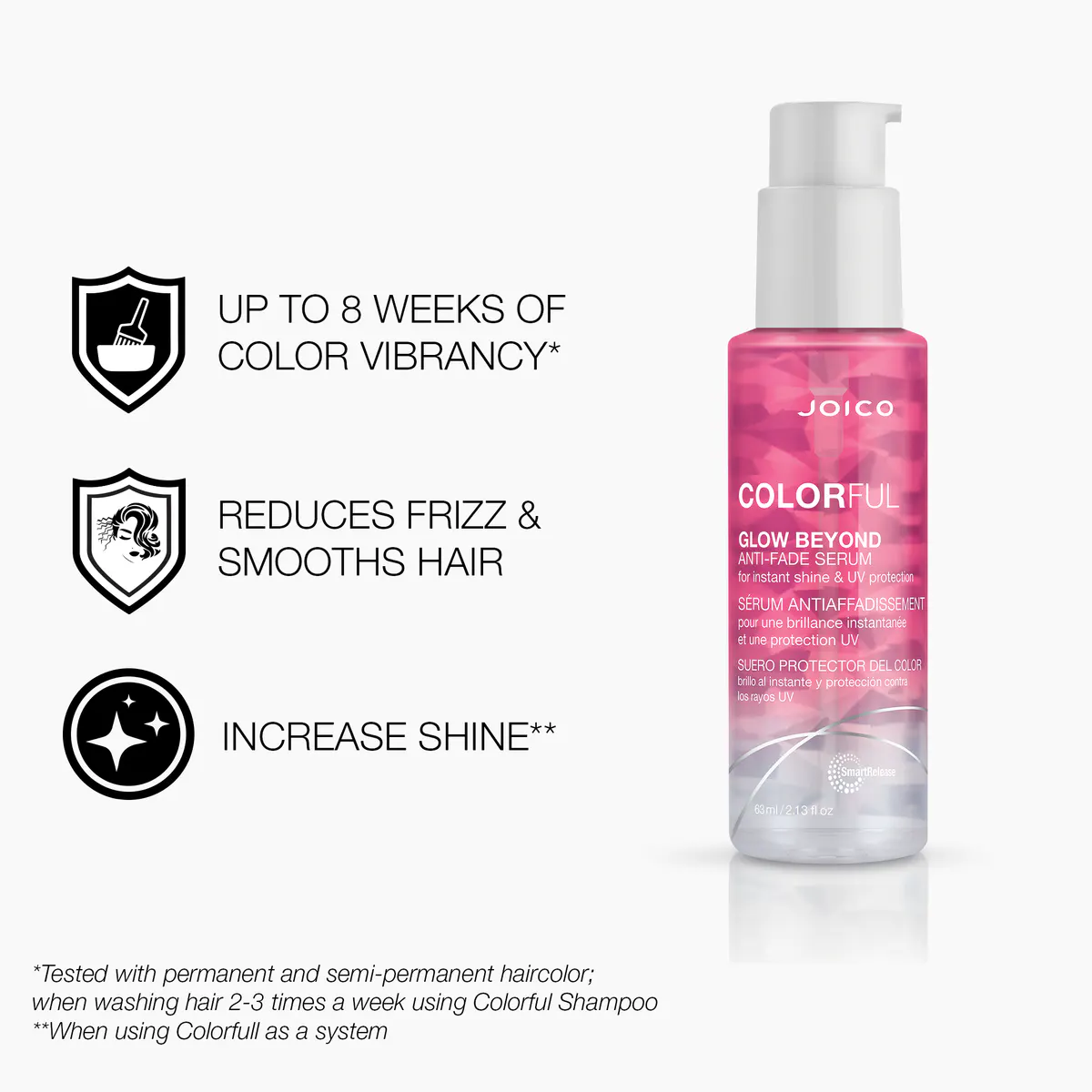 Joico Colorful Glow Beyond Anti-Fade Serum 63ml, view 3