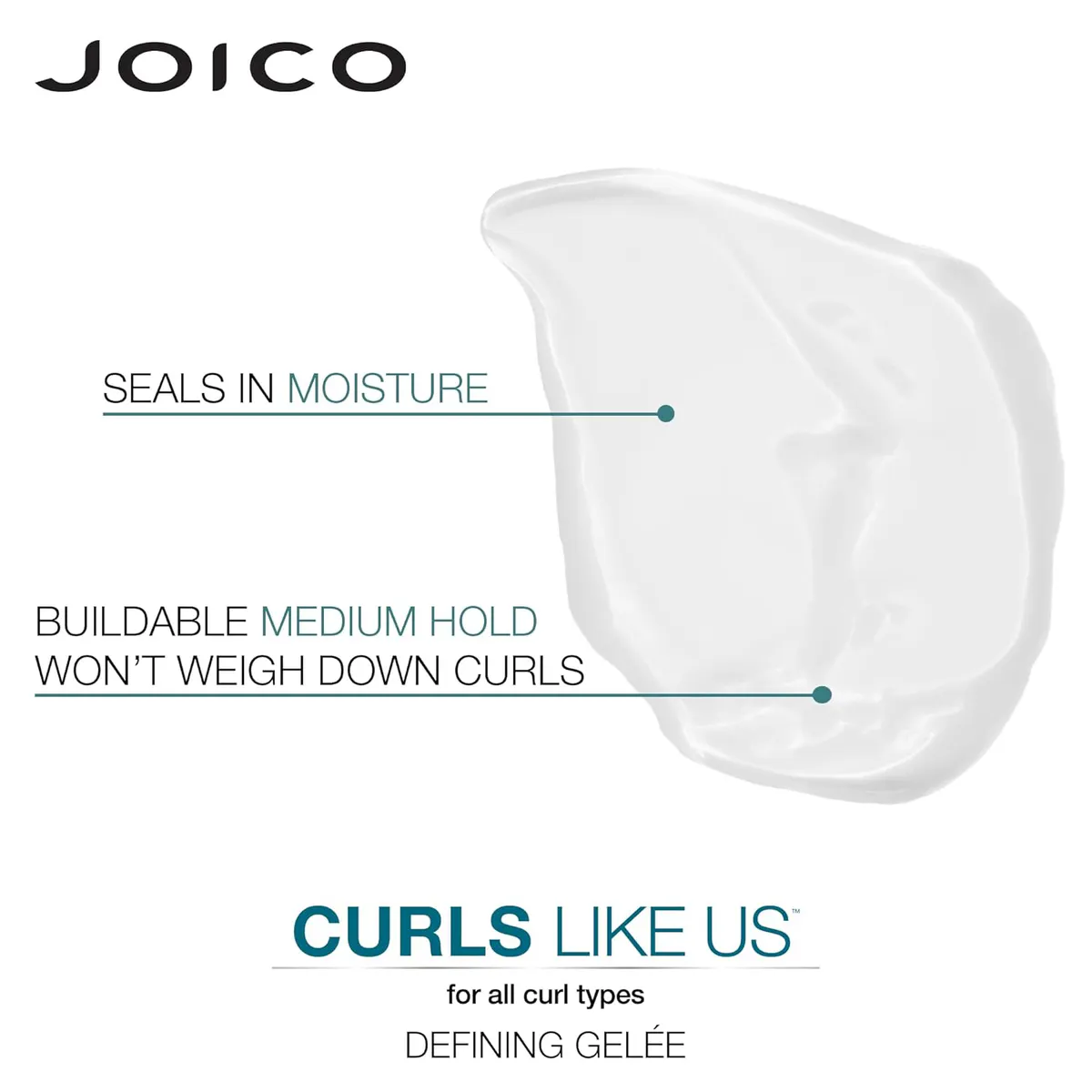 Joico Curls Like Us Define & Seal Curl Defining Gelee 250ml, view 4