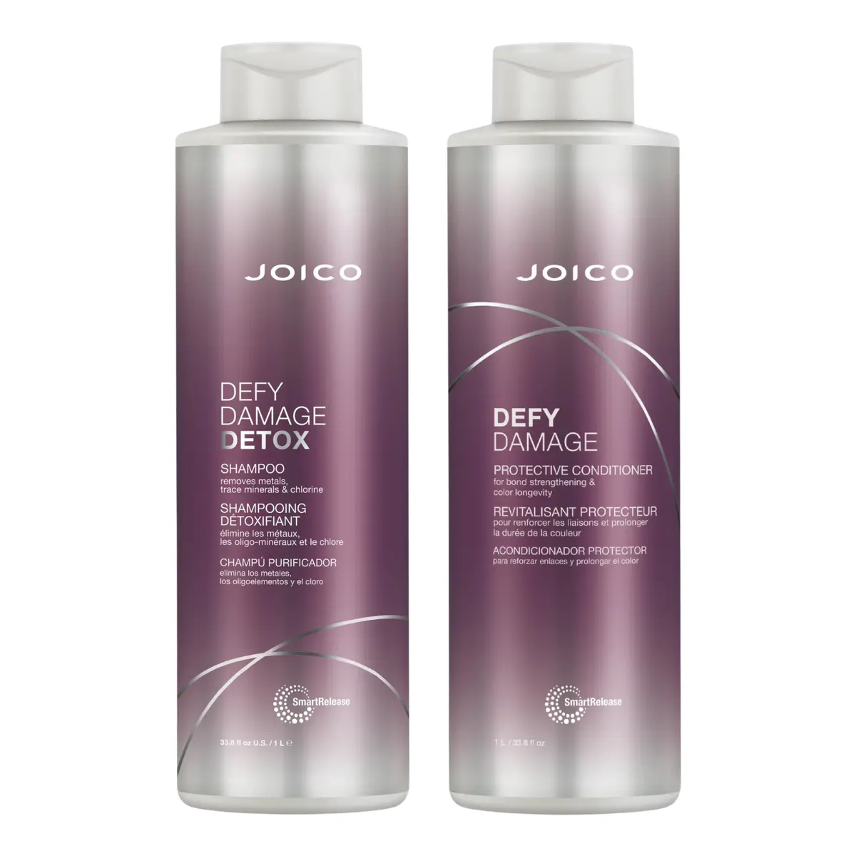 Joico Defy Damage Protective Shampoo and Conditioner 1000ml Bundle